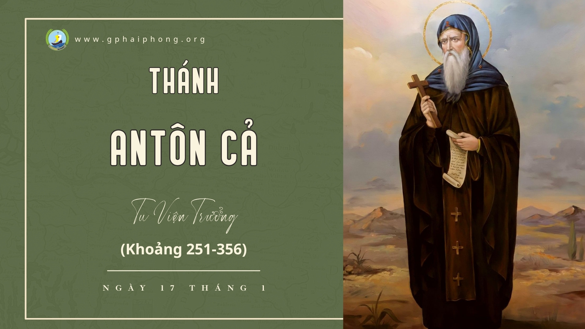 Thánh Antôn Cả, Tu Viện Trưởng (Khoảng 251-356)